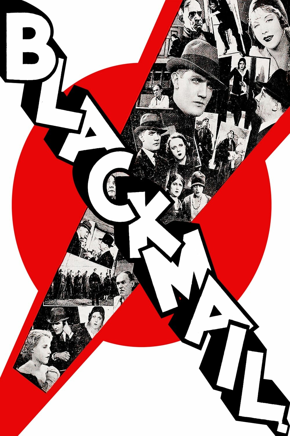 Poster for the film Blackmail